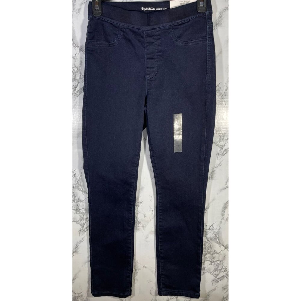 Style & Co. Womens Jegging Capri Mid Rise XS Denim Pants